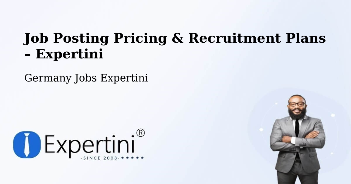 Job Posting Pricing & Recruitment Plans – Hamburg - Hamburg, Germany Jobs Expertini